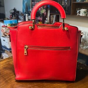 Chic Red Women's Satchel